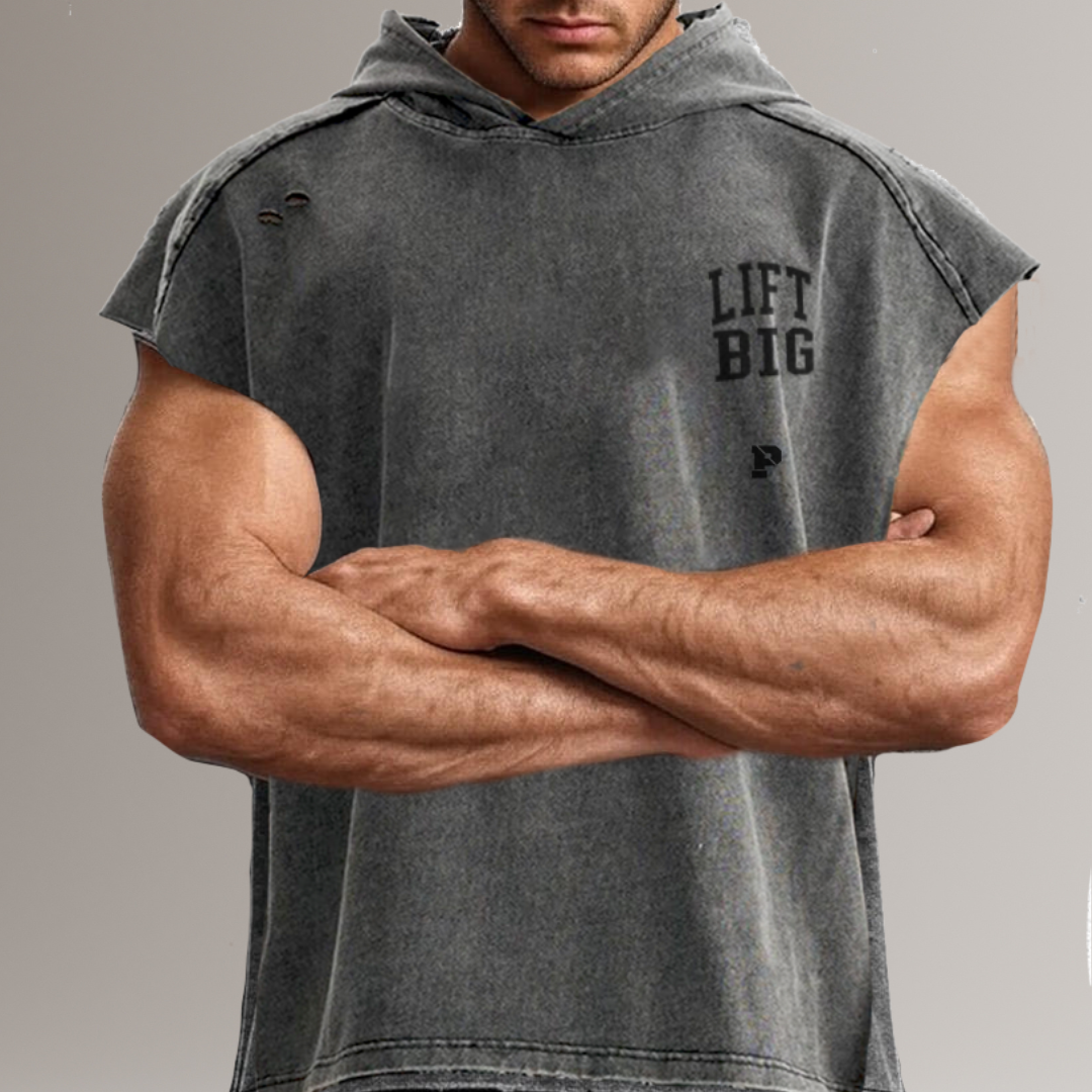 Lift Big Classic Sleeveless T Shirt (Black) (Copy)