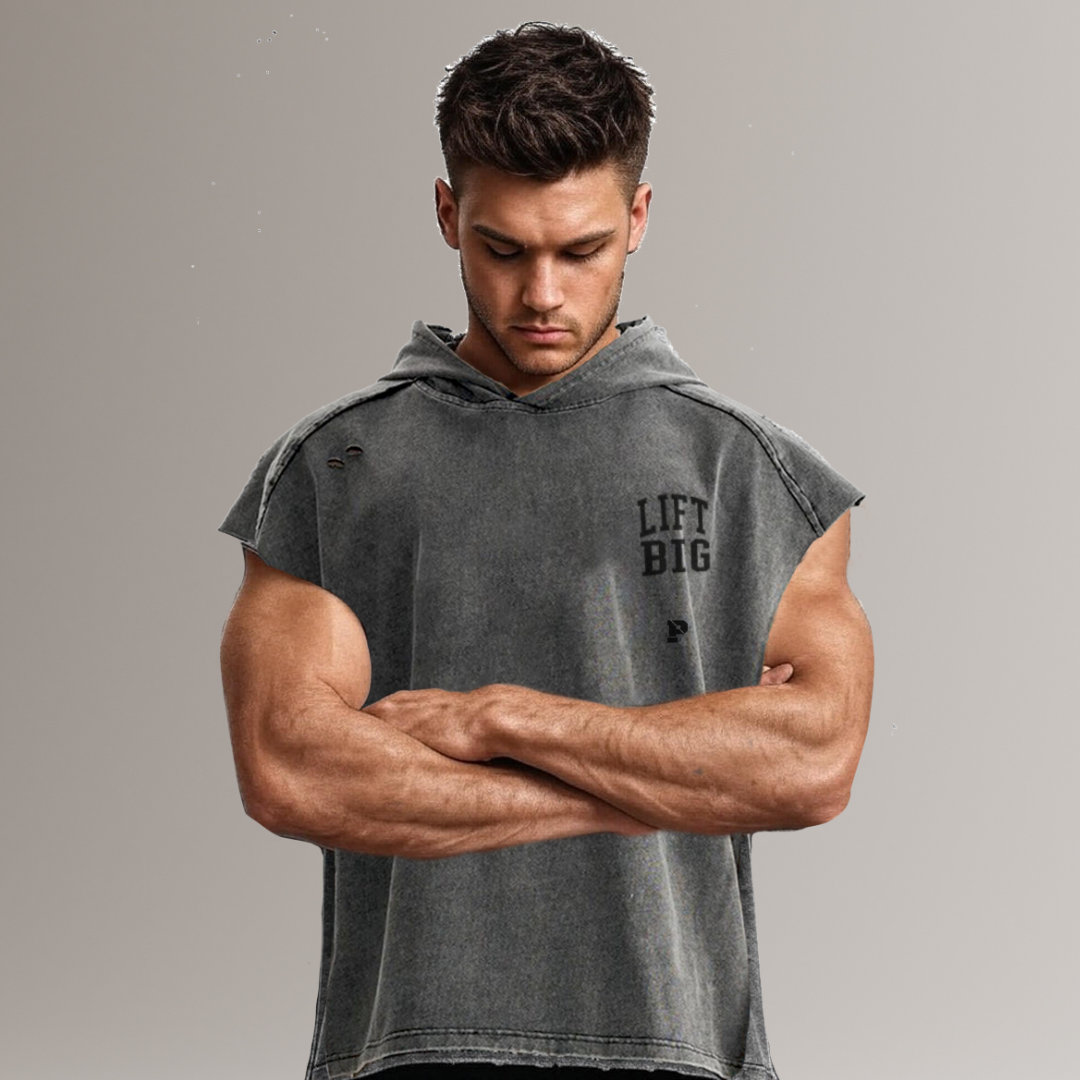 Lift Big Classic Sleeveless T Shirt (Black) (Copy)